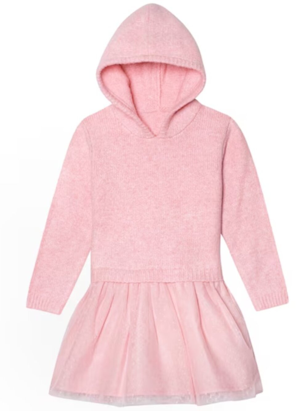 NWT Gerber Girls PInk Glitter Tulle Skirt Sweater Dress Size 12 months